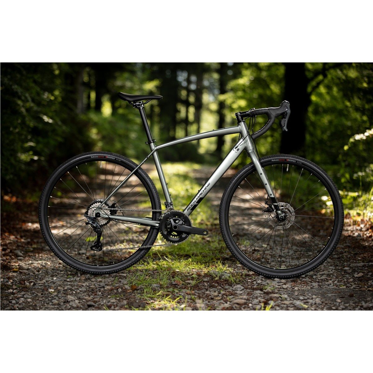 Gravel bike Rock Machine Lukk 40 Gloss Granite Green